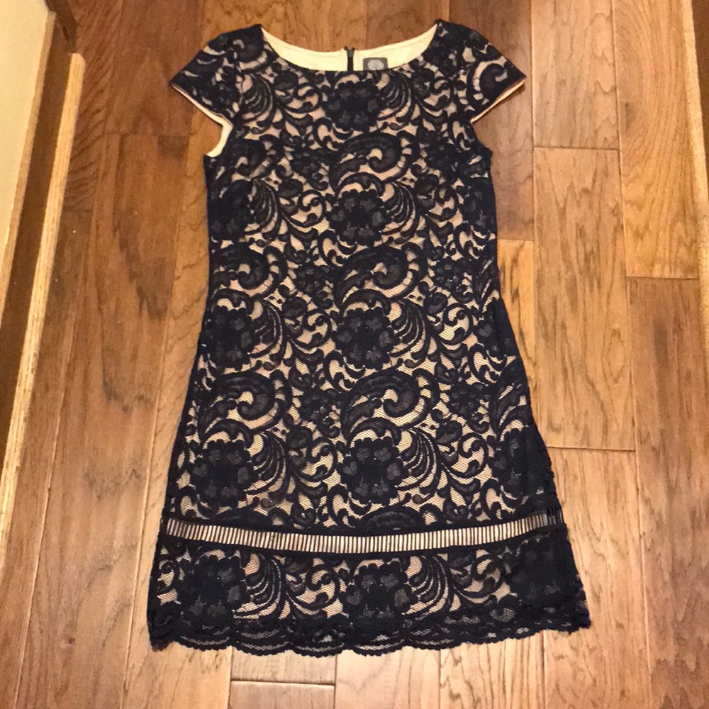 Navy blue dress